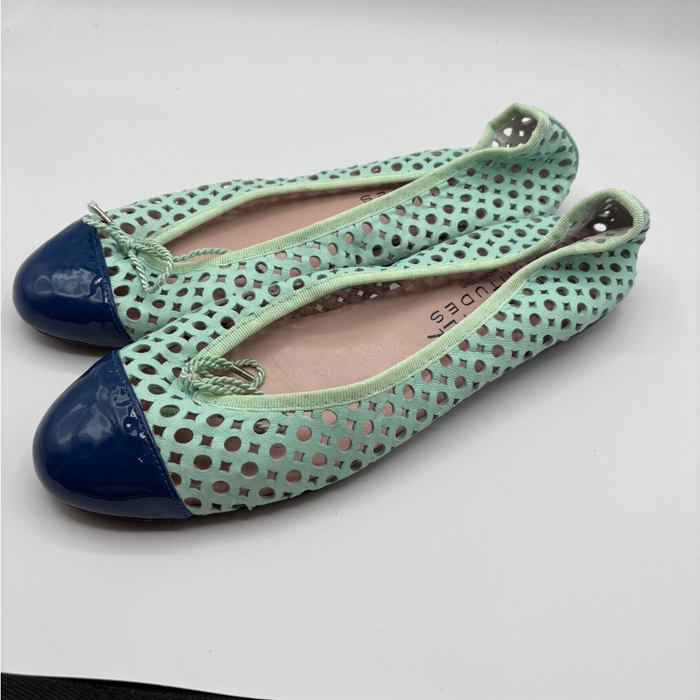 Paul Mayer Attitudes Leather Ballet Flats sz 9
